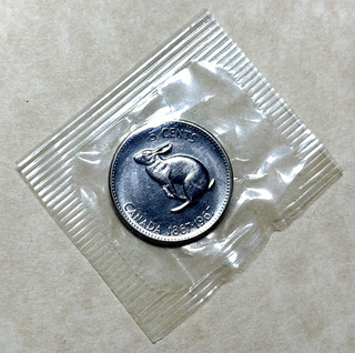 1967 Canada Elizabeth II 5 Cent in Original Packaging FREE SHIPPING!