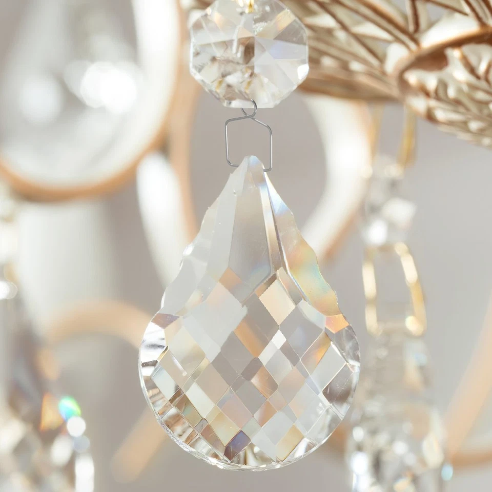 100 Pcs Chandelier Connector for Crystals Ball Prism Replacement Clip - Imagen 2 de 4