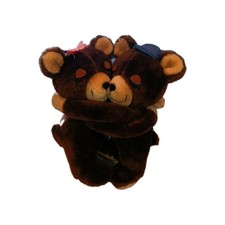 Vtg Dakin 1977 Hugging TEDDY BEARS Nature Babies Plush Stuffed Animal Toy