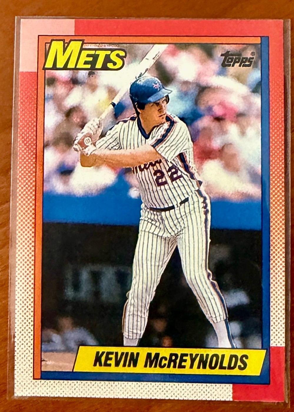 1990 Topps Vintage Baseball Kevin McReynolds New York Mets #545-MINT