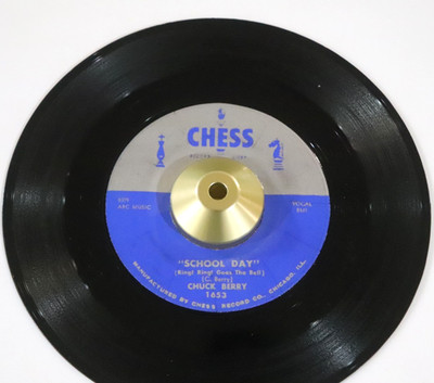 CHUCK BERRY 45 School Day / Deep Feeling CHESS 1653 Rock Jump Blues 1957 Days