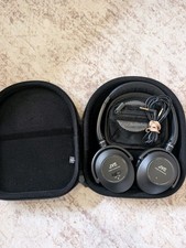 JVC HA-NC250 Wired, Noise Cancelling Headphones Black w/ Case, Tested, Works GR8