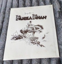Portafoglio Frazetta Kubla Khan cinque targhe 1977 come nuove/sigillate.