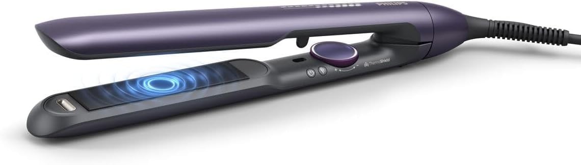Lisseur Philips BHS752/00, lissage matinal rapide et boucles parfaites avant de partir au bureau