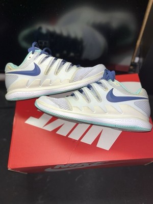 Nike Air Zoom Vapor X White/Mint/Blue Woman s Size 8.5