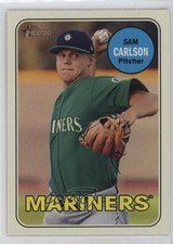 2018 Topps Heritage Minor League Edition Sam Carlson #23 ex0