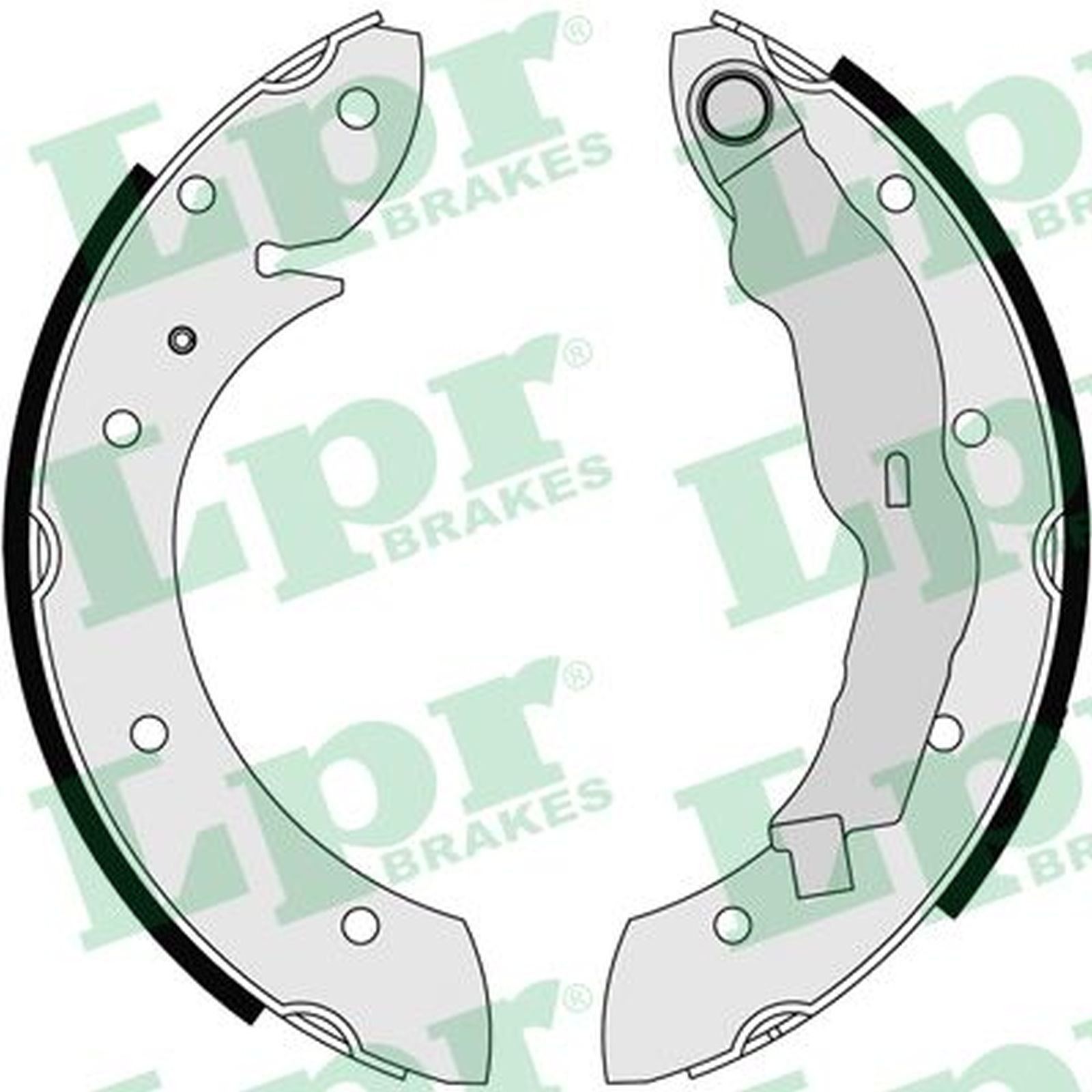 ORIGINAL® Lpr Bremsbackensatz Hinten für Renault MEGANE I MEGANE I Grandtour