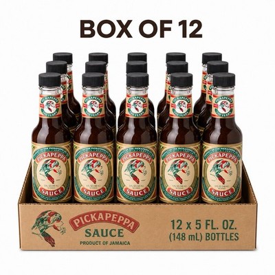 Jamaican Pickapeppa Original Sauce Pack of 12 - Import fees are paid by us