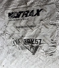 NOTRAX 831C0036BY-75 Diamond Switchboard Mat,Black,YllwBrdr,3ftx75ft 3BY57