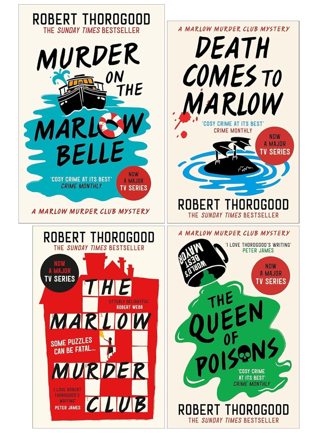 Harpercollins Publishers The Marlow Murder Club Mysteries By Robert Thorogood 4 Books Collection Set - Fiction - Paperback - Image 7