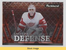 2023 Parkhurst Last Line of Defense Red Achievement Ville Husso #LD-1 READ 18qc