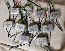 Lot of 10 Corcom EMI/Power Line Filter 5A 250V 50/60HZ Used