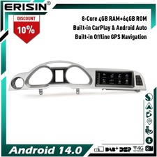 8.8" 8-Core 4+64GB Android 14 Autoradio GPS DAB+ CarPlay BT 5.0 Wifi per Audi A6