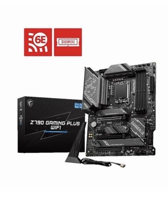 MSI Z790 GAMING PLUS WIFI LGA-1700 DDR5 ATX Gaming Desktop Motherboard