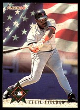 Cecil Fielder 1994 Fleer #7 Detroit Tigers MLB READ FREE SHIPPING AutographDen