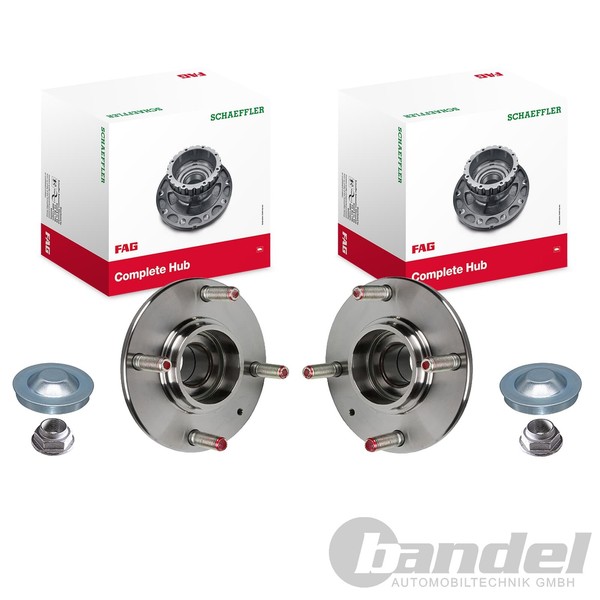 2X Schaeffler FAG Radlager Satz Hinten Passend FüR Hyundai Elantra Matrix-image