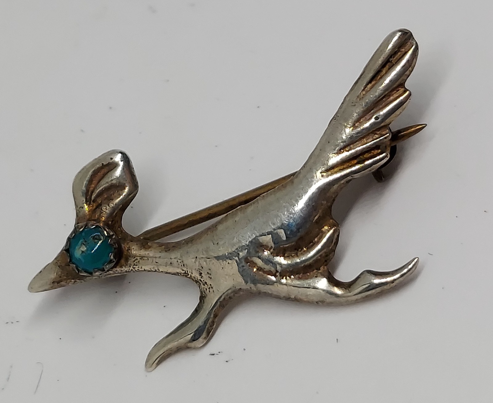 tiny Sterling Silver Native American Roadrunner B… - image 4
