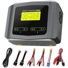 RC Car Battery Charger Dual lipo Battery Charger 240W 10A 1S-6S Balance Charger