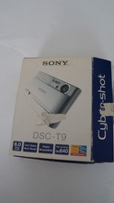 Sony Cyber-shot DSC-T9 6.0MP Digital Camera - Silver for sale