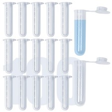 100Pcs 5ml Centrifuge Tubes with Snap Cap, Small Sterile Microcentrifuge Tube...