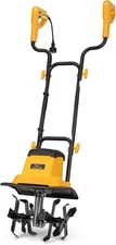8.5AMP 12-inch Corded Rotavator, 8-inch Depth Rotavator