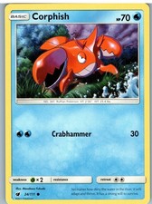 Corphish 24/111 Common Crimson Invasion Pokemon Near Mint