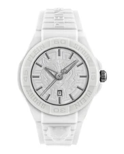 Plein Sport Mens  White 46mm Strap Fashion Watch