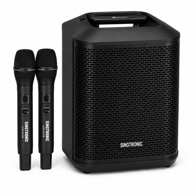 Singtronic BT-ProM All-in-One Pro 1000W Karaoke Speaker Free: 2 x Wireless Mics