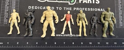 lot of 7 prototype test shot Marvel AGE OF ULTRON figures iron man cap hulk ...