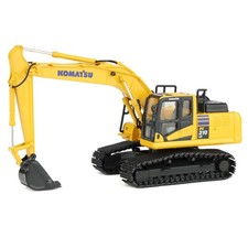 Escavatore 1/64 pressofuso Komatsu PC210LC-11 con cingoli in metallo di prima marcia 60-0326