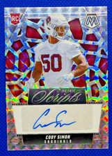 Cody Simon #20 - 2025 Panini Mosaic [Rookie Scripts] [RC/AU]