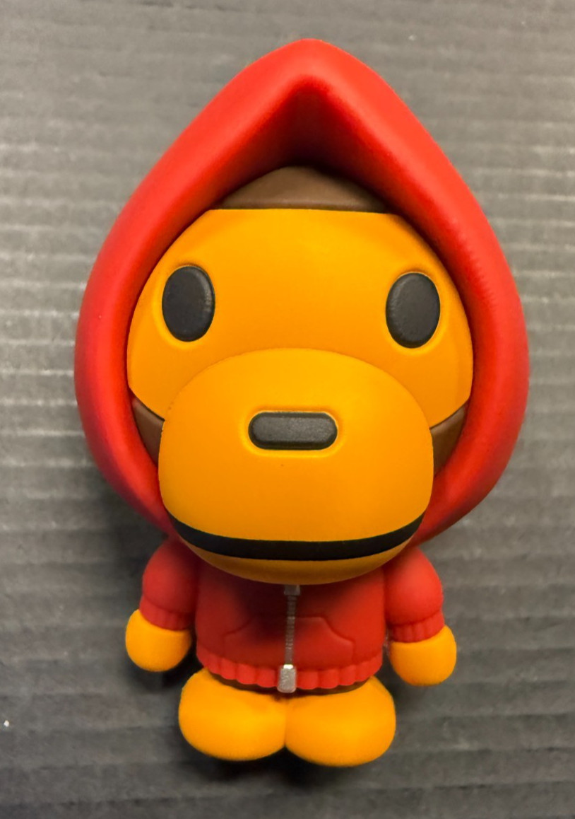 A Bathing Ape BAPE Baby Milo Capsule Figure SECRET Red Hoodie