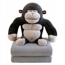 Plüschtier Affe Gorilla mit Decke Kuscheltier Safari 3in1 groß 40cm