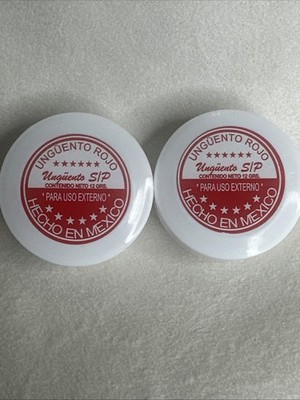 2X UNGUENTO Rojo  Penicilina Con SULFATIAZOL CUTS SCRATCHES INFECTIONS Pomada