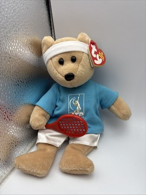 Ty Beanie Baby ROGER FEDERER Bear ATP EXCLUSIVE New W Tag TENNIS Sport Fan Gift