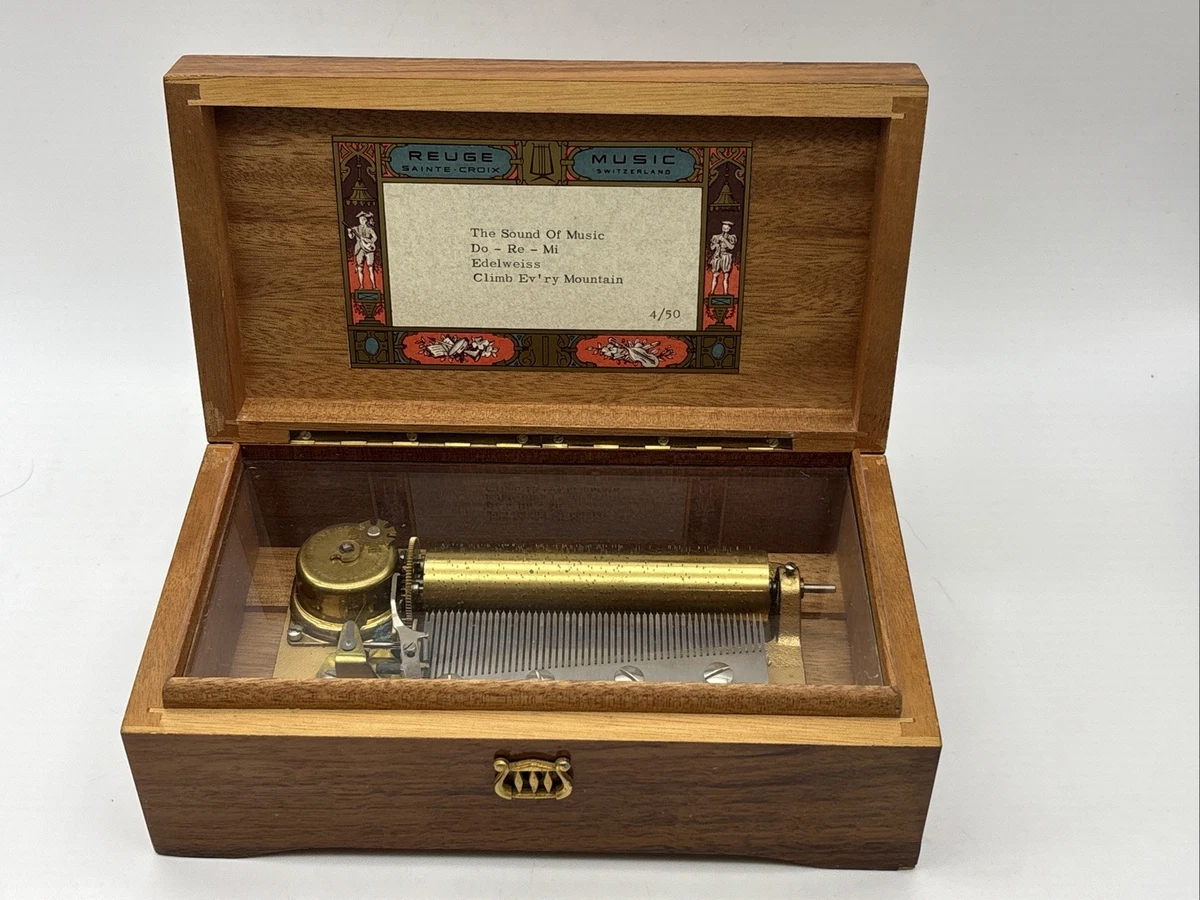 Reuge Sainte Croix In Collectible Music Boxes (1940-1970) for sale