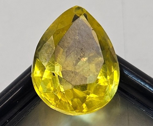 Stunning Yellow Sapphire Natural Pear Cut 8-9 Ct  Loose Gemstone EGL Certified - Picture 4 of 7