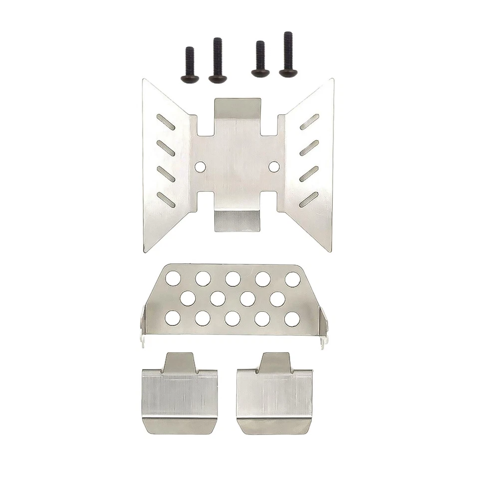 1/10 RC Car Steel Chassis Guard Plate for Axial SCX10 III Crawler DIY Upgrade - Image 4 of 4