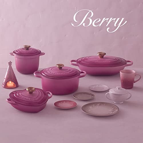 Le Creuset Cocotte Every 18 Berry Enameled Cast Iron Pot IH Oven