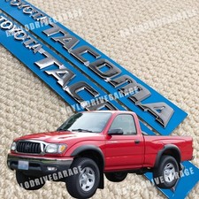 For 1995-2004 Tacoma Emblem Badge Letter Front Fender Door Side 3d Chrome 2pcs For 1995-2004 Tacoma Emblem Badge Letter Front Fender Door Side 3d Chrome 2pcs