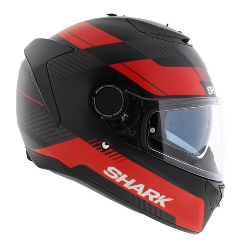 Casco de tiburón Spartan 1.2 Strad mate negro rojo antracita - Talla XL - Imagen 5 de 11