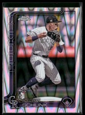 2025 Topps Chrome #238 Aaron Schunk RayWave Refractors