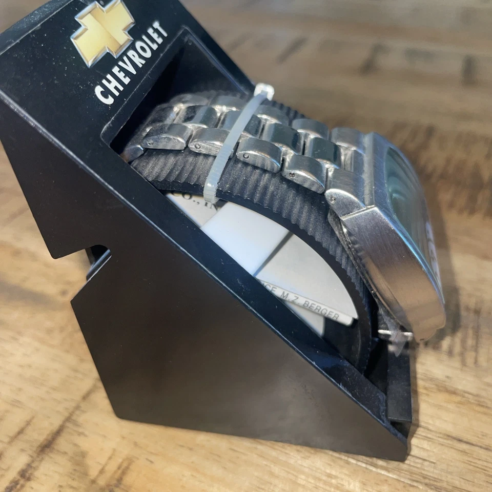 Reloj Pulsera Hombre Chevrolet Cuarzo Japón TM GM 237 PC21 Vintage Foto 4 de 4