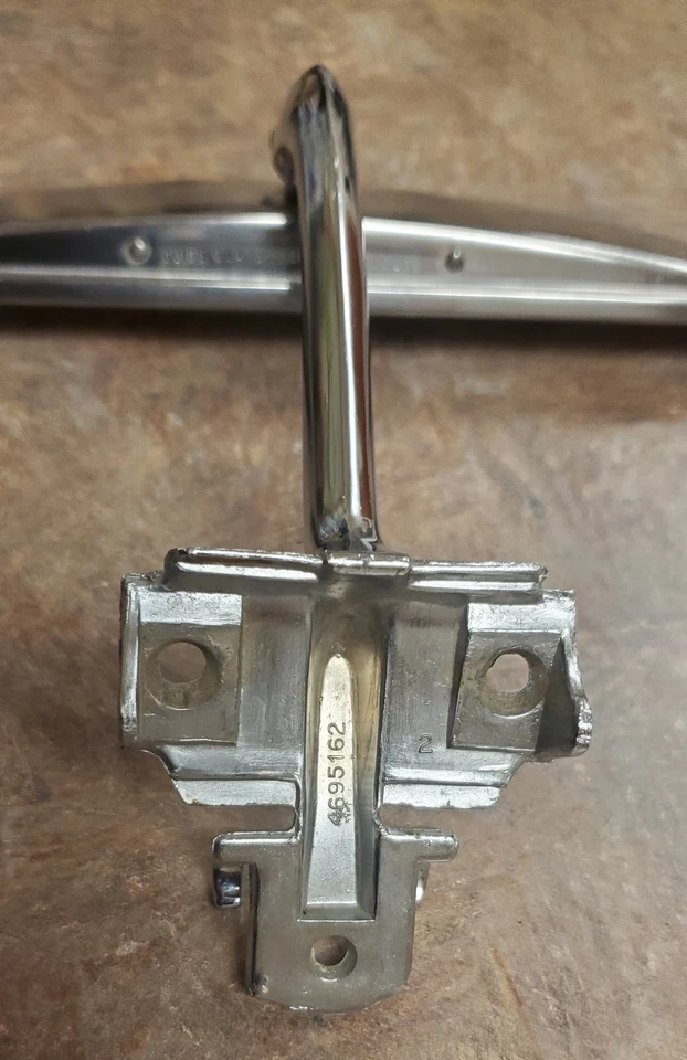 1957 - 1958 Cadillac Rear View Mirror & Chrome Bracket / Arm GM 4695162 - Image 2 of 4