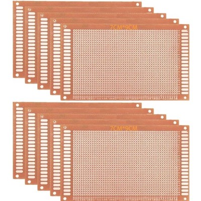 PCB Prototyp Board Kit 10 Stück Universal Lochrasterplatte 7x9cm Elektronik Set