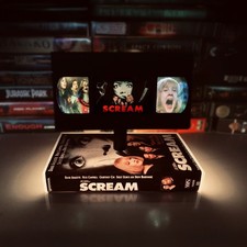 Scream VHS Table Lamp, Horror Movie Lamp,  VHS Movie Memorabilia