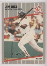 1989 Fleer Jim Rice #97 HOF 1e0h