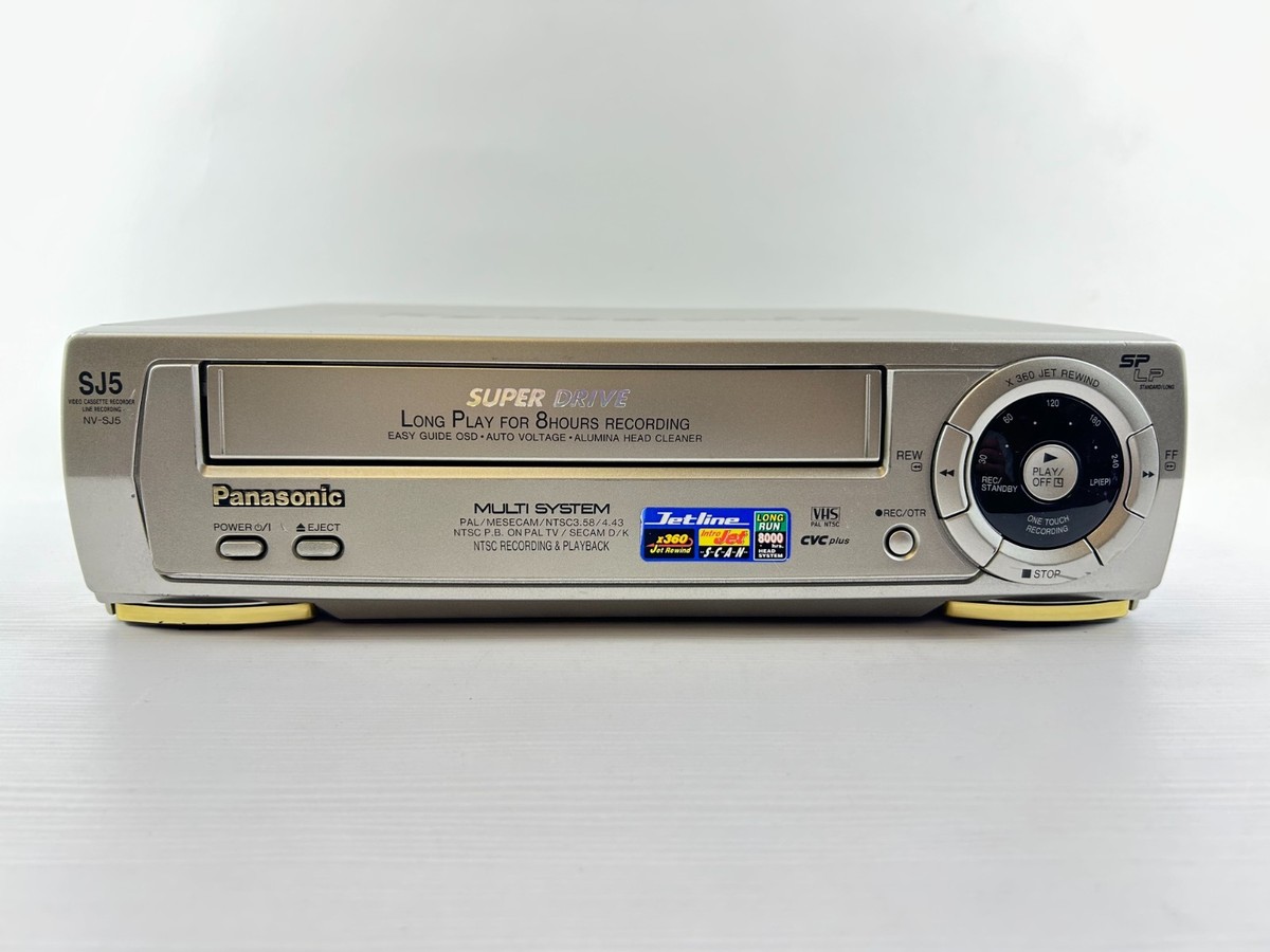 Panasonic VHS VCR SJ5 4 HEAD Player Recorder Multi System | eBay