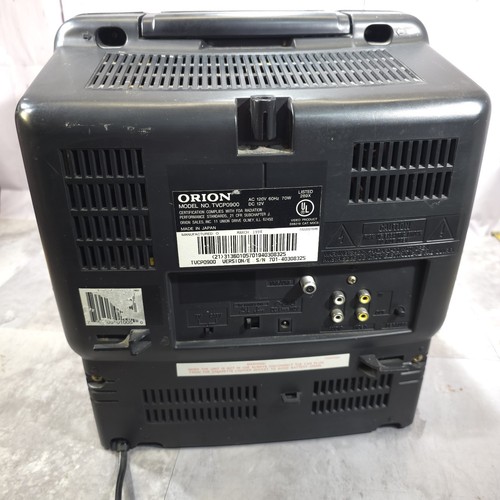 Crt Gaming Tv Orion TVCP0900 9" TV WORKS VCR DOESNT No Remote. Rv Camper Tv - Picture 8 of 9