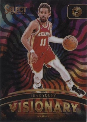 2024-25 Panini Select -Courtside Trae Young #223 Red Techtonic